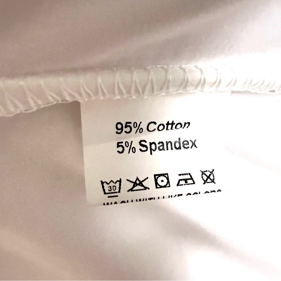 Women's White Ruffle Blouse - Picture 10 of 10